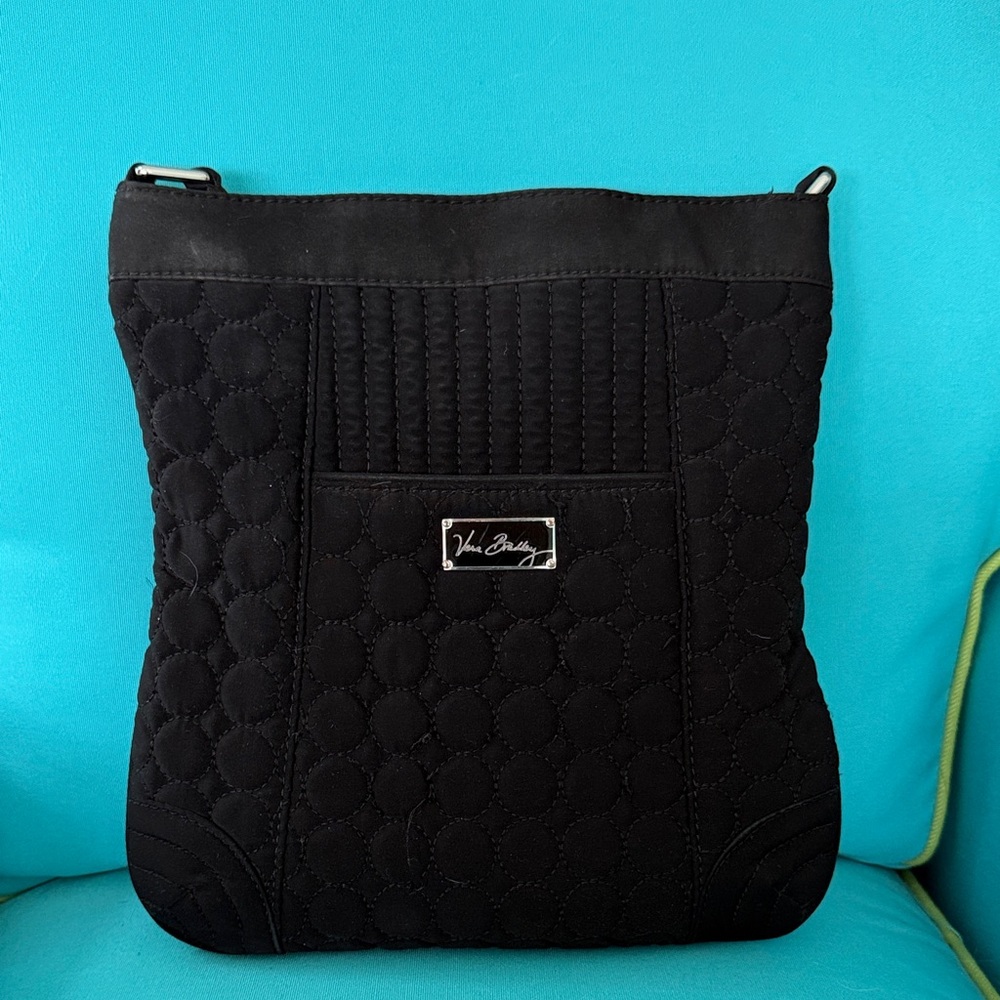 Vera Bradley Black Quilted Crossbody Bag